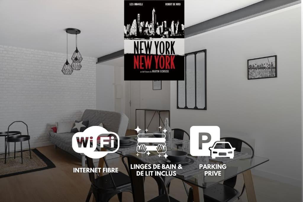 New-York New-York : Fibre Wifi/Linge/Parking Apartment ชาโตว์บรีอองต์ ภายนอก รูปภาพ
